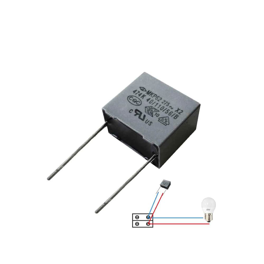 BLISTER CON 5 CONDENSADORES PARA BOMBILLA LED EDM - Ítem