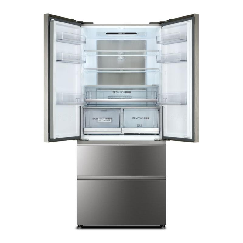 FRIGORIFICO SIDE BY SIDE NO FROST CRISTAL INOX A++ HAIER HB18FGSAAA 1