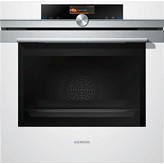 HORNO MULTIFUNCION PIROLITICO CRISTAL BLANCO-INOX SIEMENS HB676G0W1