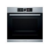 HORNO MULTIFUNCION PIROLITICO CRISTAL NEGRO-INOX BOSCH HBG6764S1