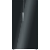 FRIGORIFICO SIDE BY SIDE NO FROST CRISTAL NEGRO SIEMENS KA92NLB35