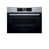 HORNO COMPACTO MULTIFUNCION CRISTAL NEGRO-INOX BOSCH CBG633NS3