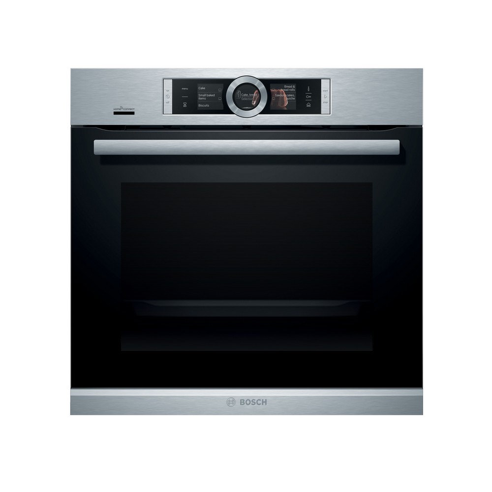 HORNO MULTIFUNCION PIROLITICO CON VAPOR CRISTAL NEGRO-INOX BOSCH HRG6769S6