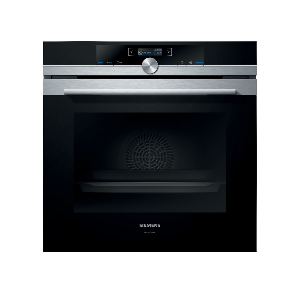 HORNO MULTIFUNCION PIROLITICO CRISTAL NEGRO-INOX SIEMENS HB673GBS1