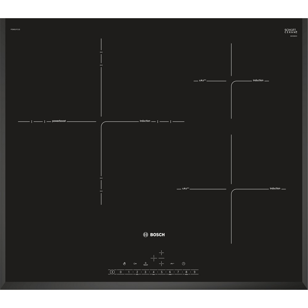 PLACA INDUCCION 3 FUEGOS BOSCH PID651FC1E