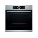 HORNO MULTIFUNCION CON VAPOR CRISTAL NEGRO-INOX BOSCH HRG635BS1