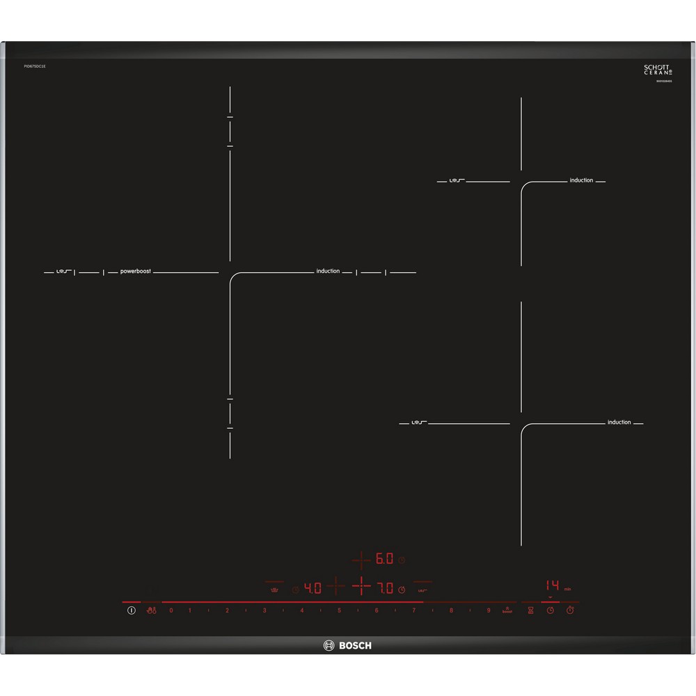 PLACA INDUCCION 3 FUEGOS BOSCH PID675DC1E