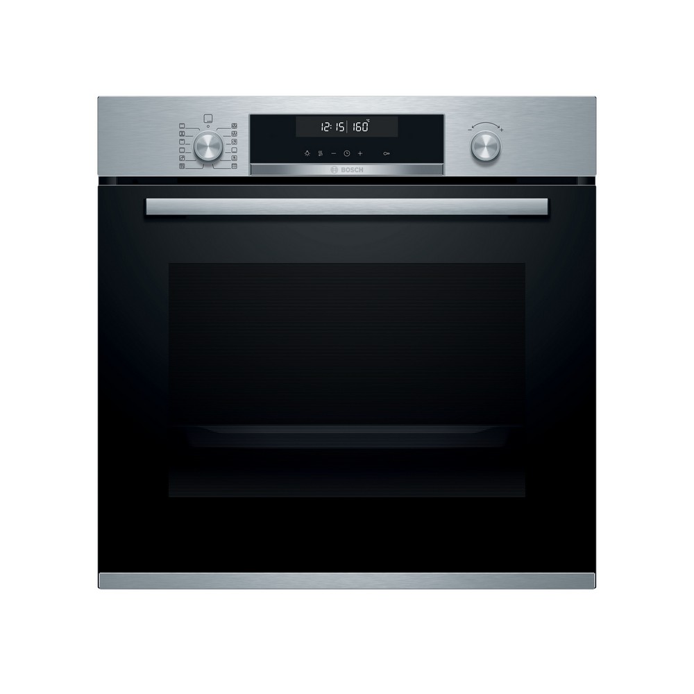 HORNO MULTIFUNCION PIROLITICO CRISTAL NEGRO-INOX BOSCH HBG5780S0