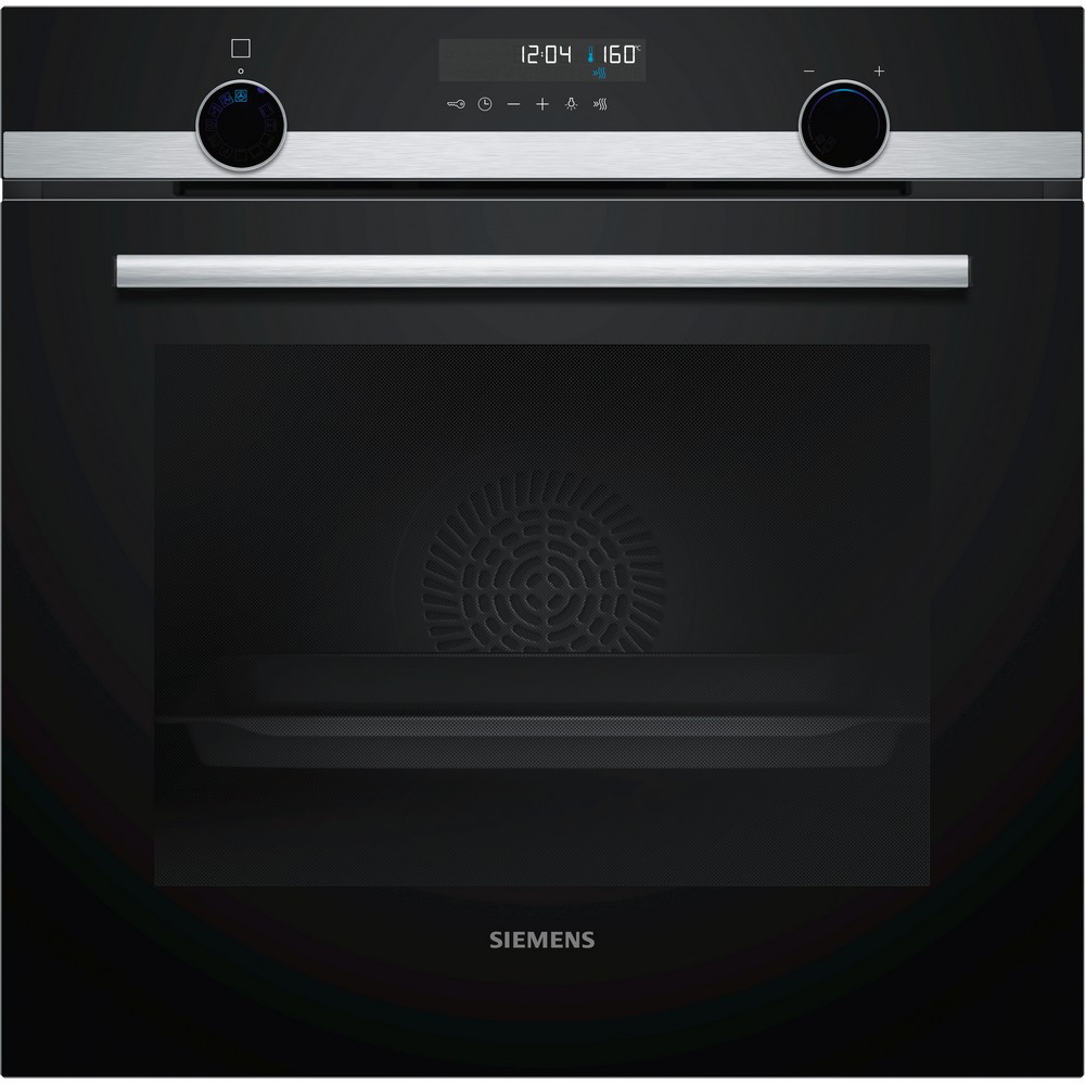 HORNO MULTIFUNCION PIROLITICO CRISTAL NEGRO-INOX SIEMENS HB578G0S00