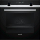 HORNO MULTIFUNCION PIROLITICO CRISTAL NEGRO-INOX SIEMENS HB578G0S00