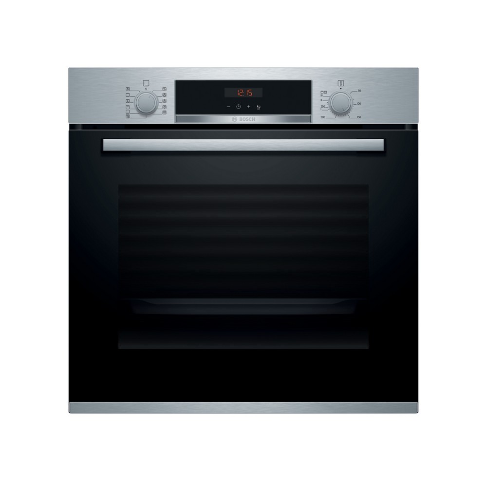 HORNO MULTIFUNCION PIROLITICO CRISTAL NEGRO-INOX BOSCH HBA5740S0