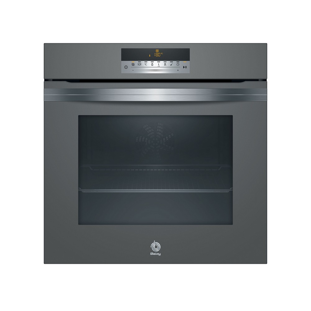 HORNO MULTIFUNCION PIROLITICO CRISTAL GRIS ANTRACITA BALAY 3HB5888A0