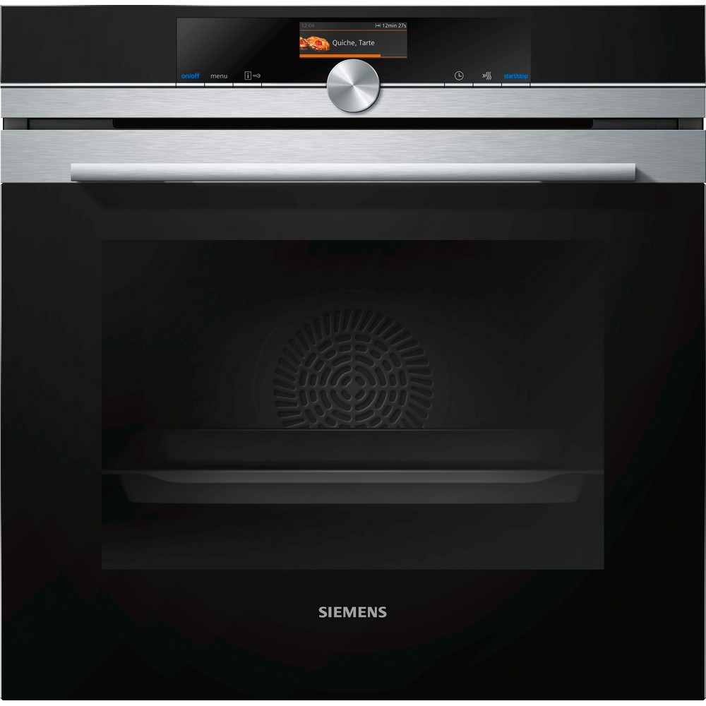 HORNO MULTIFUNCION PIROLITICO CRISTAL NEGRO-INOX SIEMENS HB676G0S1