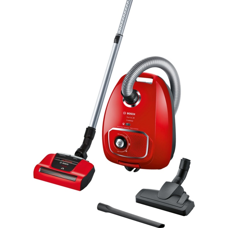 ASPIRADOR CON BOLSA ROJO BOSCH BGBS4PET1 - Ítem