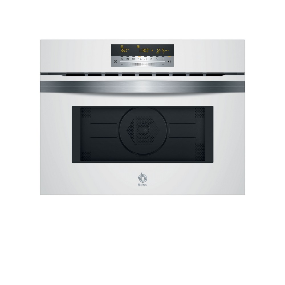HORNO COMPACTO MULTIFUNCION CON MICROONDAS CRISTAL BLANCO BALAY 3CW5179B0