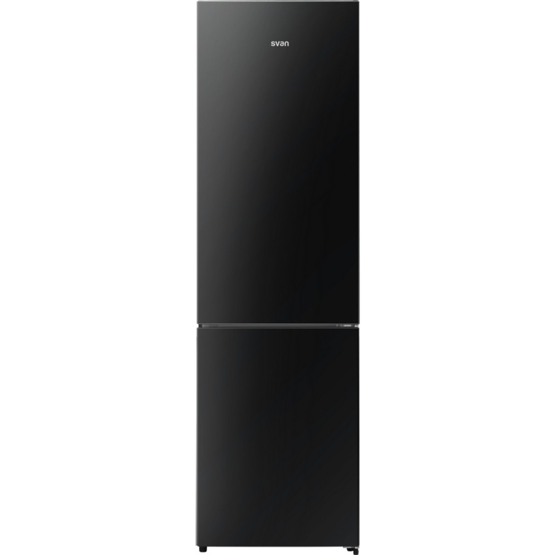 FRIGORÍFICO COMBI NO FROST CRISTAL NEGRO SVAN SC2600ENFN