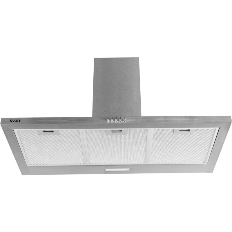 CAMPANA PIRAMIDAL INOX 90 cm SVAN SCPP900BX