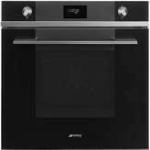 HORNO MULTIFUNCION PIROLITICO CRISTAL NEGRO SMEG SFP6101TVN1