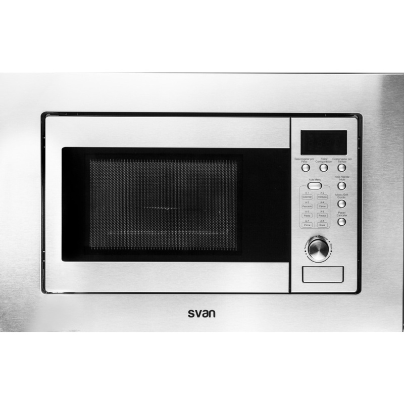 MICROONDAS INTEGRABLE CON GRILL INOX 20 litros SVAN SMWI2800DGX