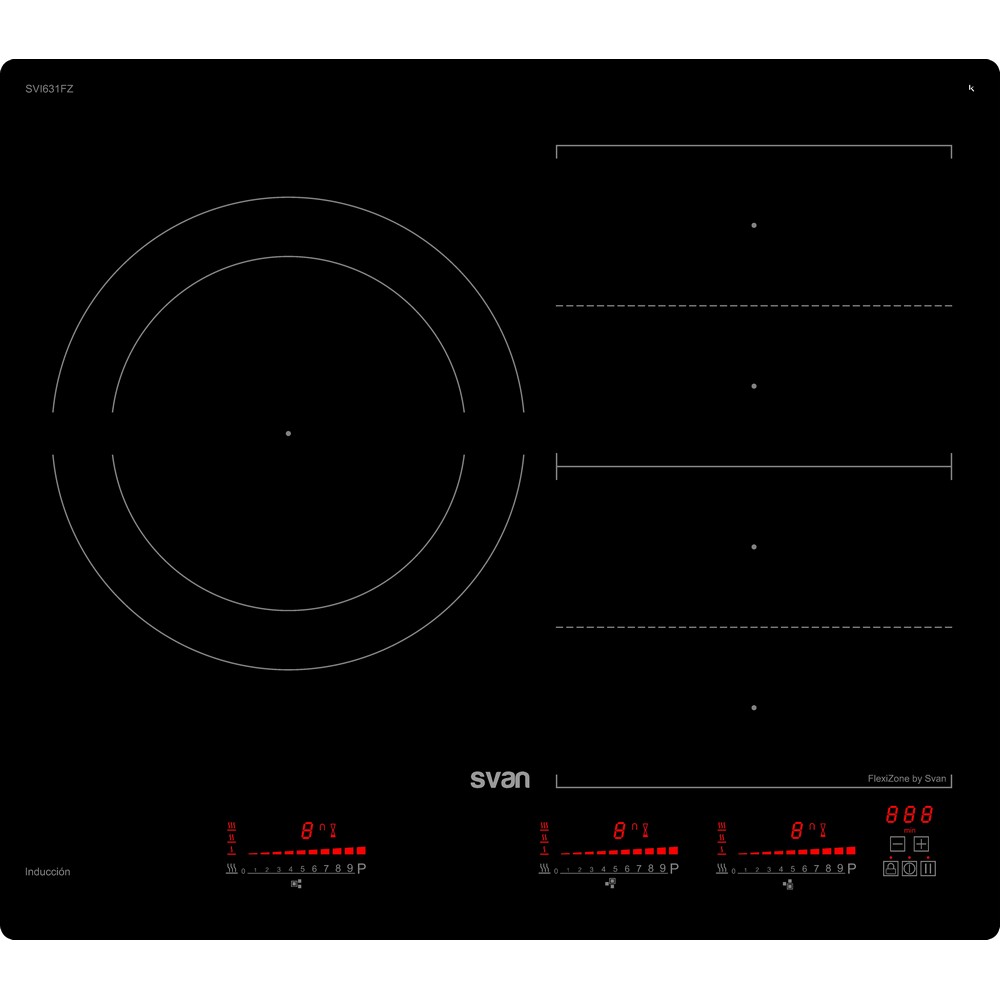 PLACA INDUCCION FLEXIZONE SVAN SVI631FZ