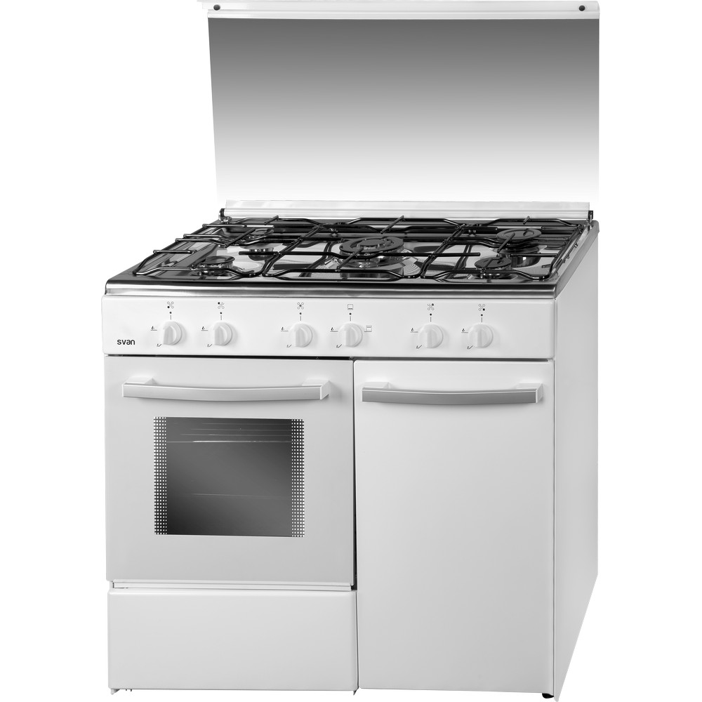 SVK6601GB - Cocina gas 60 cm blanca de Svan