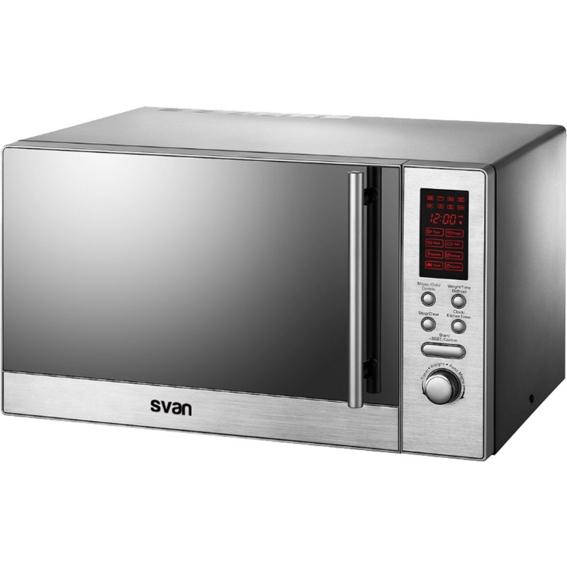 MICROONDAS CON GRILL INOX SVAN SVMW823GDX