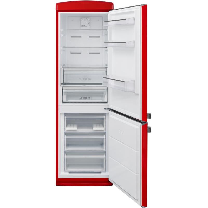 FRIGORIFICO COMBI RETRO NO FROST ROJO SVAN SVRR183 - Ítem1