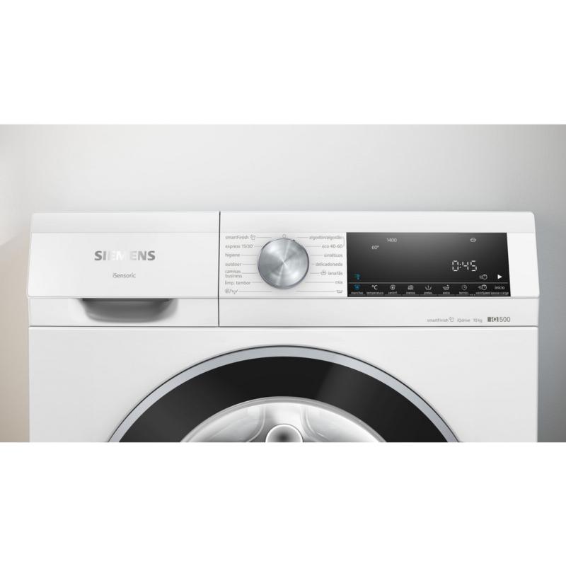 LAVADORA CARGA FRONTAL BLANCA 10 kg y 1400 rpm SIEMENS WG54G2Z0ES 1