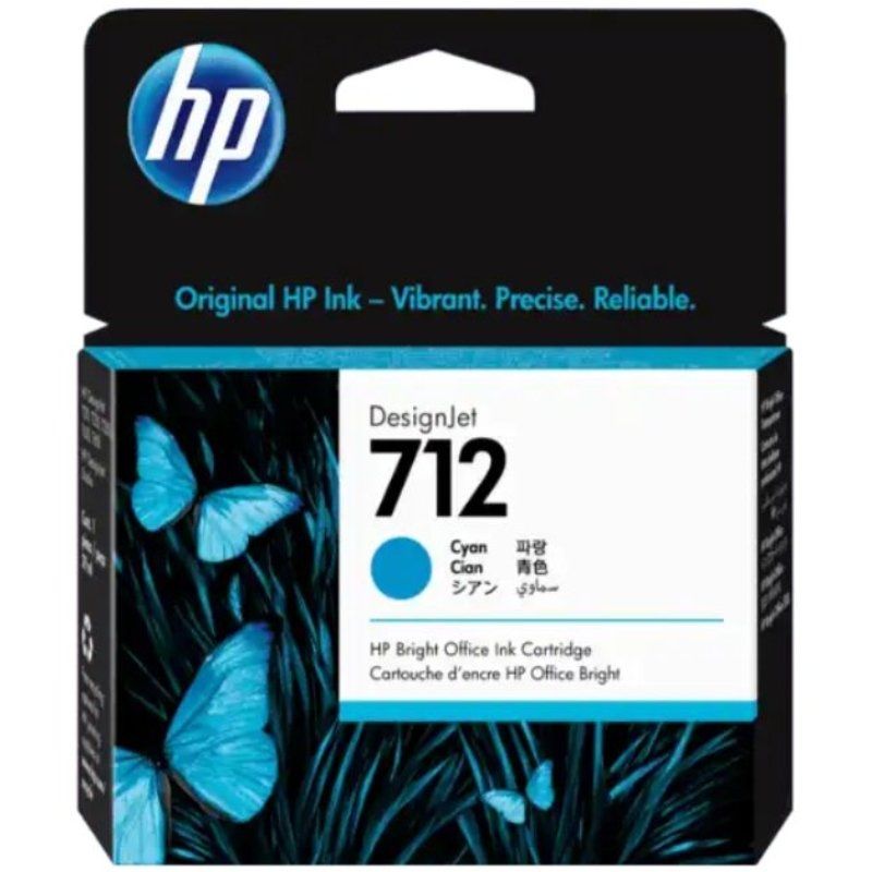 Cartucho de Tinta Original HP nº712/ Cian