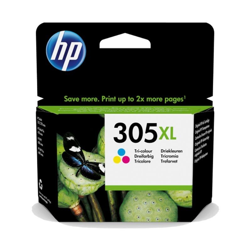 Cartucho de Tinta Original HP nº305 XL Alta Capacidad/ Tricolor