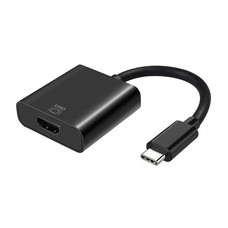 Conversor HDMI 4K 60Hz Aisens A109-0344/ HDMI Hembra - USB Tipo-C Macho/ 15cm/ Negro