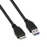 Cable USB 3.0 Aisens A105-0044/ USB Macho - MicroUSB Macho/ Hasta 9W/ 625Mbps/ 2m/ Negro