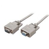 Cable Serie RS232 Aisens A112-0065/ DB9 Macho - DB9 Hembra/ Hasta 0.15W/ 1.6Mbps/ 1.8m/ Beige