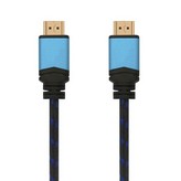 Cable HDMI 2.0 4K Aisens A120-0358/ HDMI Macho - HDMI Macho/ Hasta 10W/ 2250Mbps/ 3m/ Negro/ Azul