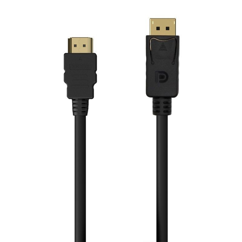Cable Conversor Aisens A125-0551/ DisplayPort Macho - HDMI Macho/ Hasta 5W/ 2300Mbps/ 1.5m/ Negro - Ítem