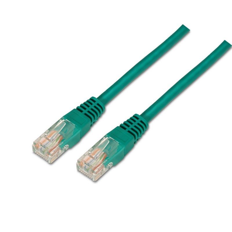 Cable de Red RJ45 UTP Aisens A133-0194 Cat.5e/ 1m/ Verde