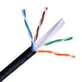 Bobina de Cable RJ45 para Exteriores UTP Aisens A135-0264 Cat.6/ 305m/ Impermeable/ Negro