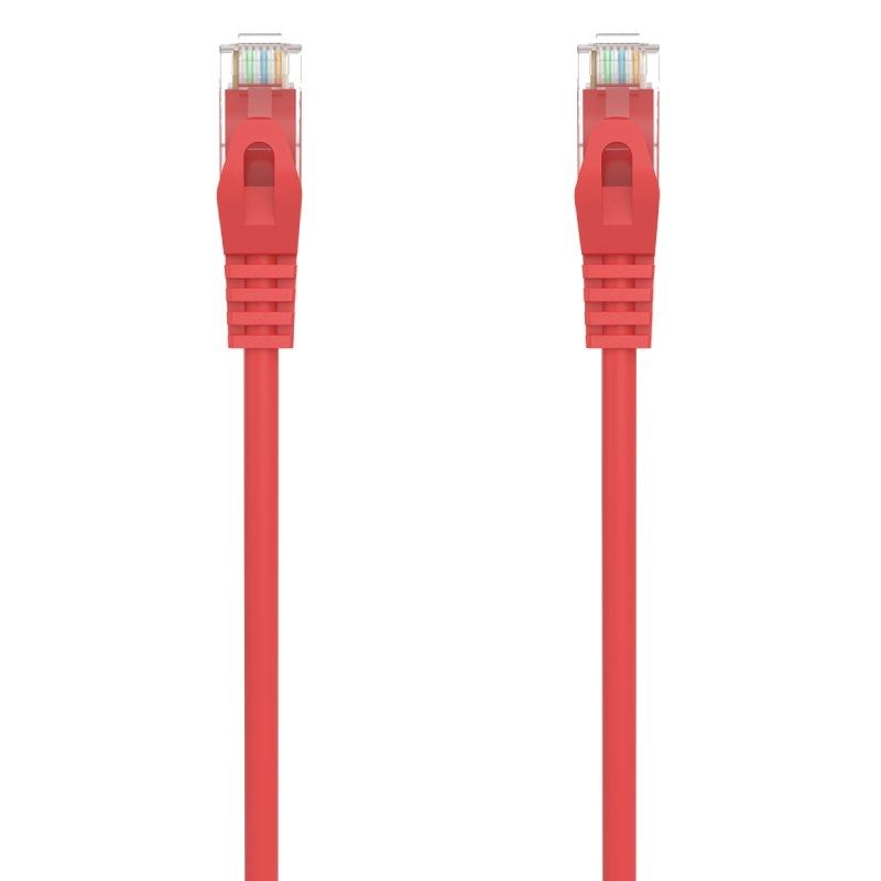 Cable de Red RJ45 AWG24 UTP Aisens A145-0556 Cat.6A/ LSZH/ 25cm/ Rojo