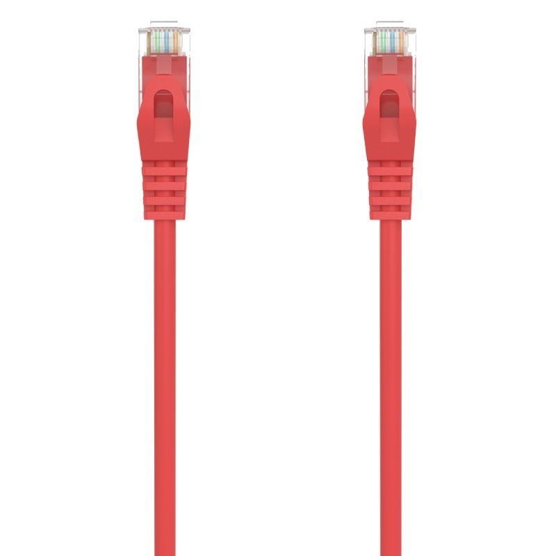 Cable de Red RJ45 AWG24 UTP Aisens A145-0559 Cat.6A/ LSZH/ 1m/ Rojo - Ítem