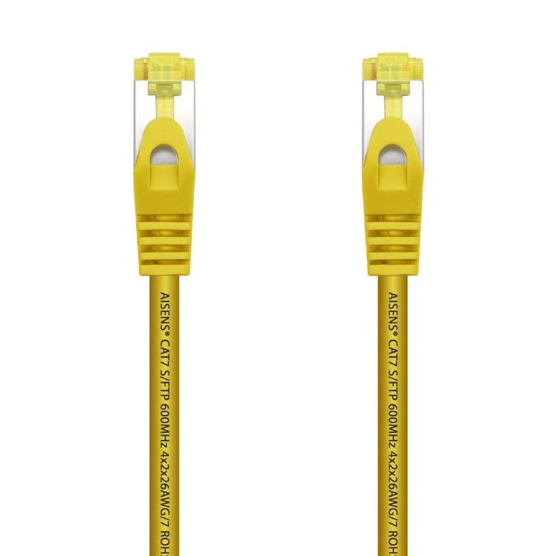 Cable de Red RJ45 SFTP Aisens A146-0472 Cat.7/ 25cm/ Amarillo