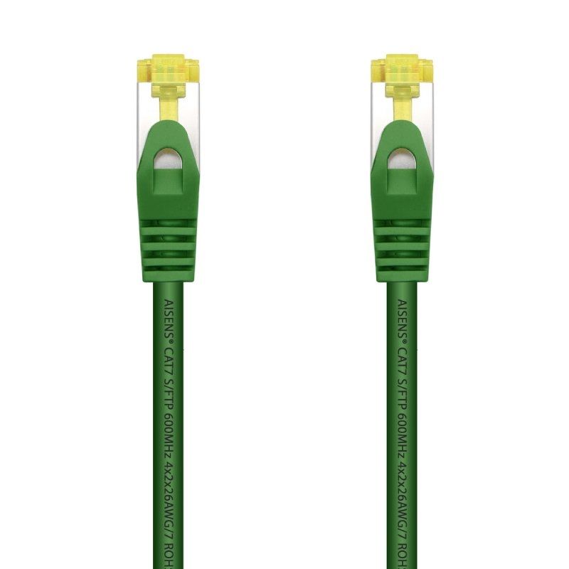 Cable de Red RJ45 SFTP Aisens A146-0480 Cat.7/ 25cm/ Verde