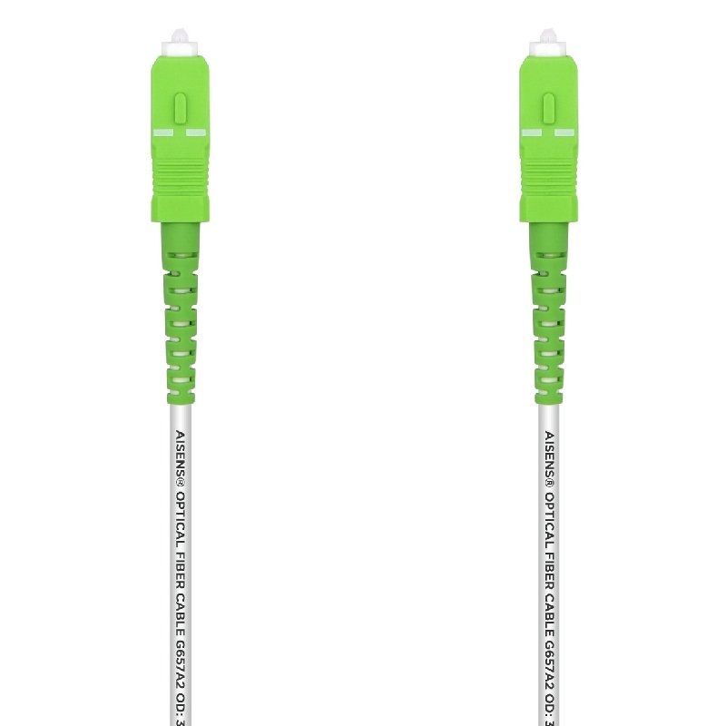 Cable de Fibra Óptica G657A2 3.0 Aisens A152-0500/ LSZH/ 20m/ Blanco - Ítem