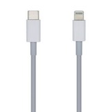 CableUSB Tipo-C 2.0 Lightning Aisens A102-0443/ Lightning Macho - USB Tipo-C Macho/ 2m/ Blanco