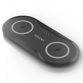 Base de carga Inalámbrica Aisens ASCH-15W2WC060-BK/ 15W/ Negro