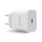 Cargador de Pared Aisens A110-0537/ 1xUSB Tipo-C/ 20W