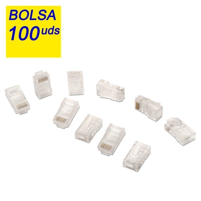 Conectores RJ45 Aisens A138-0292/ Cat.5e/ 100 uds - Ítem