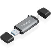 Lector de Tarjetas Externo Aisens ASCR-2AC11-GR/ USB 3.1