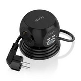 Regleta con Interruptor Aisens ASPS-2A2C05-BK/ 3 Tomas de Corriente/ 2 USB Tipo-C/ 2 USB/ Cable 1.4m/ Negro