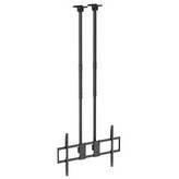 Soporte de Techo Inclinable/ Giratorio/ Nivelable Aisens CT120TLE-395 para TV de 60-120'/ hasta 120kg