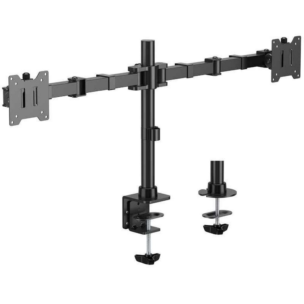 Soporte de Mesa para 2 Monitores Aisens DT35TSR-359/ Giratorio/ Inclinable/ hasta 20kg
